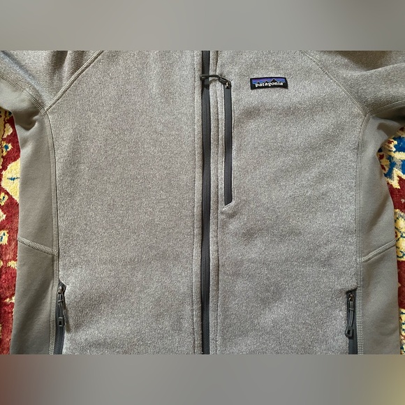 Patagonia Better Sweater Full Zip Fleece Gray Hooded Jacket Medium Read* - Picture 3 of 8